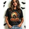 Fashion Women Retro Creative Pumpkin Head Print T Shirt Funny Casual O-neck Short Sleeves T-shirt Summer Female Tee Shirt Halloween Limited Edition