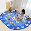 Animal Number Educational Carpet Cartoon Pattern Play Mat Kids Education Hopscotch Carpet  Bedroom