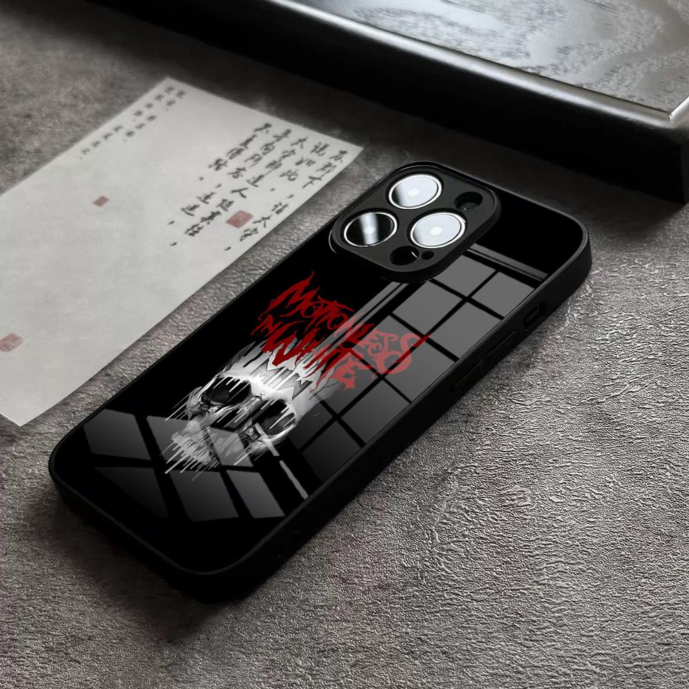 Band M-Motionless Phone Case For iPhone 18 17 16 Pro Max 15 Plus 14 Pro 12 11 13 Mini X XR XS Max SE Glass Cover