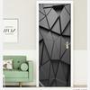 3D Geometric Waterproof PVC Door Wall Sticker Home Living Room Art Decor Decal