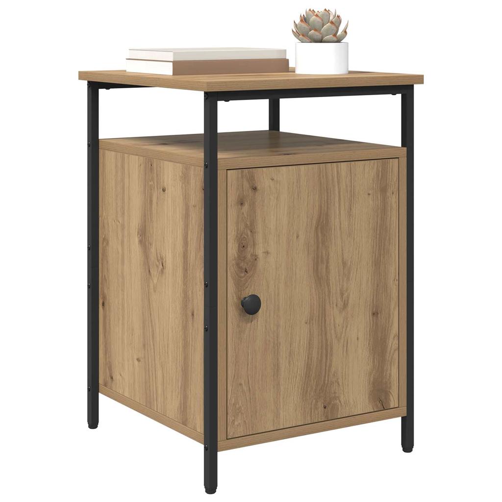 Nightstand Set of 2 Artisan Oak Finish 40 x 42 x 60 cm Engineered Wood