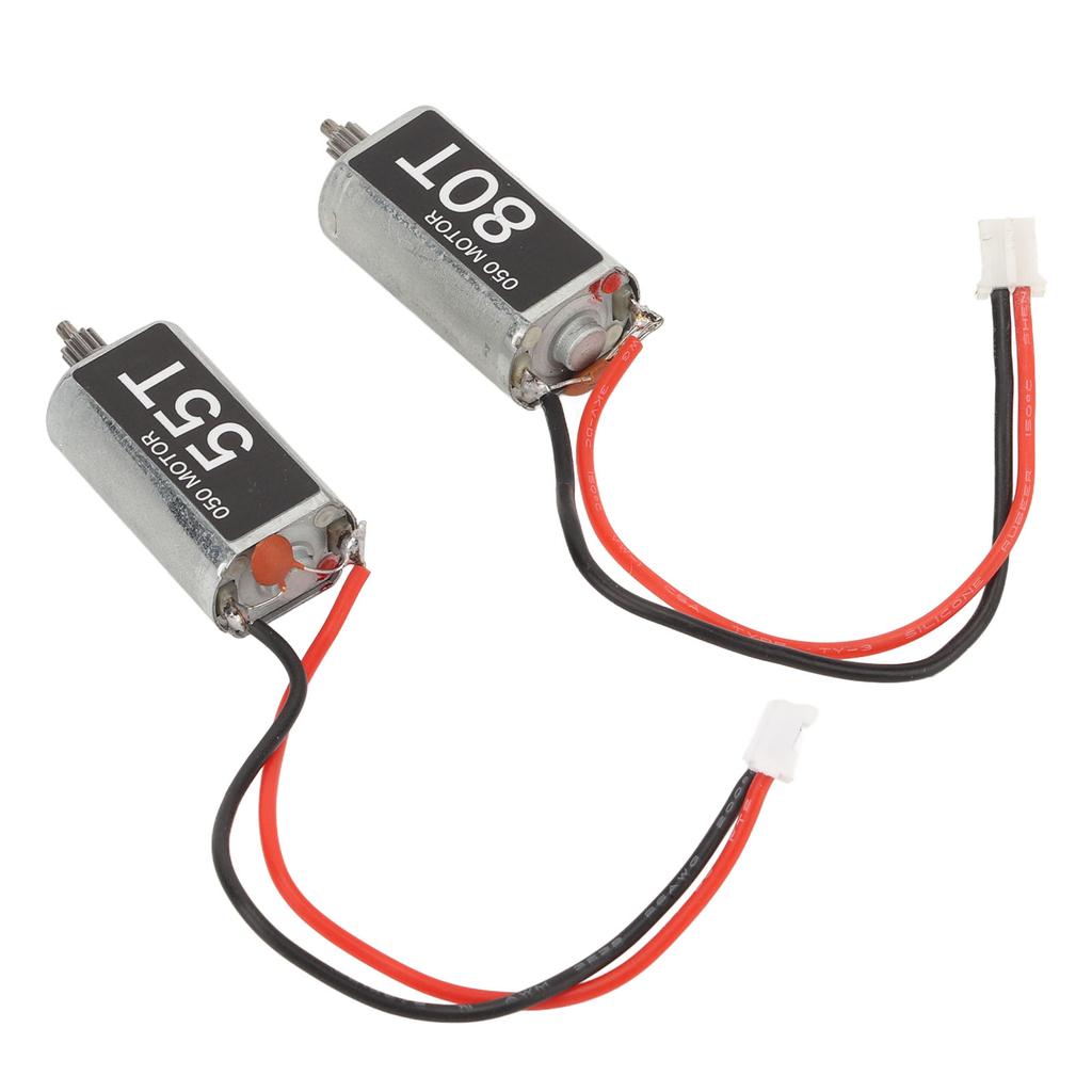 55T 80T RC Motor High Torsion Brushed Motor Replacement for AXIAL SCX24 124 RGT RC Crawler Car