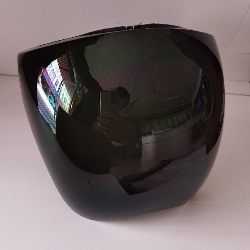 Clear Full-Protection Face Mask with Anti-Droplet, Anti-Fog, Windproof, Dustproof, and Oil Fume Resistant Features