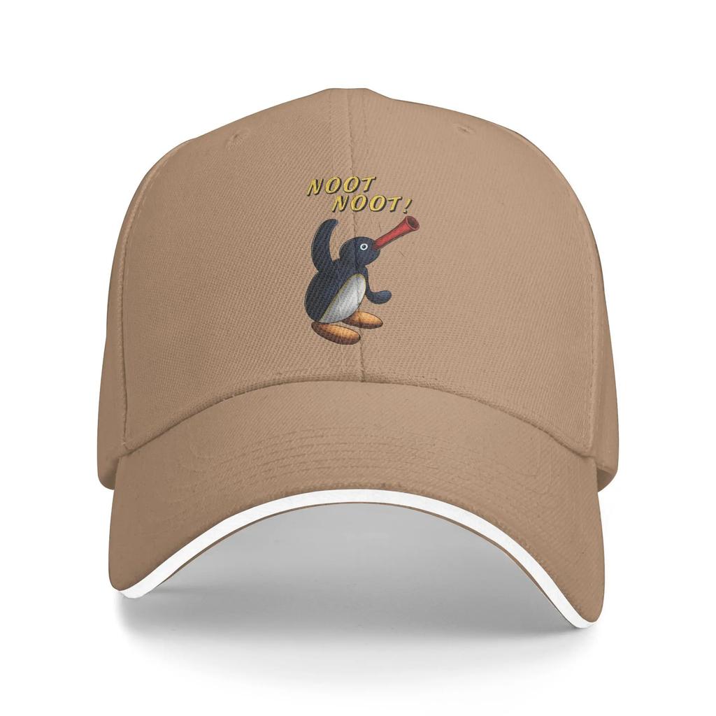 Noot Noot Pingu Zon Baseballpet Zomer Streetwear Truckerpet Voor Unisex Vrouwen Buiten Sportschool Baseballpetten
