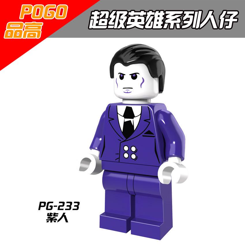 Minifigures Pg8060 Superhero Poison Ivy Captain England Mini Figures Building Blocks Toys