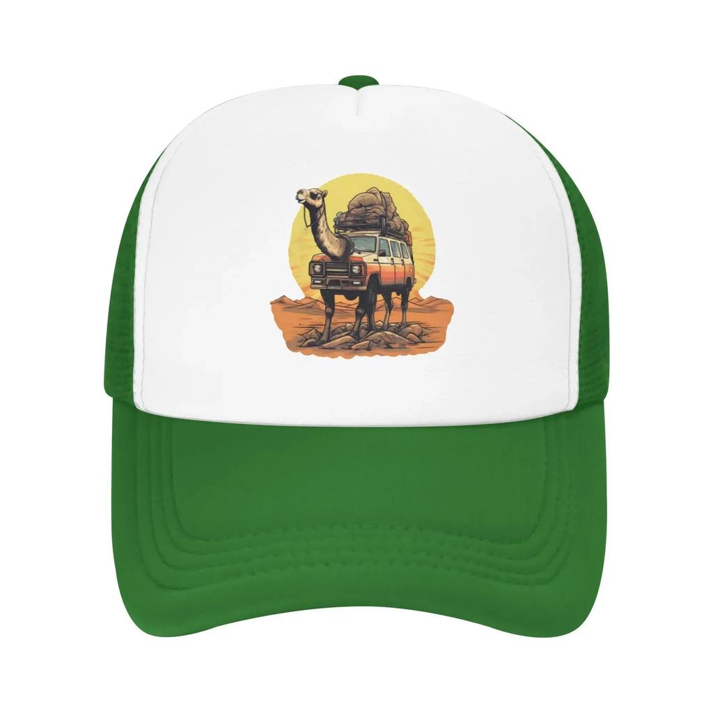 Camels Trophy Desert Caravan Gone Wrong Custom Mesh Baseball Caps Men  Printing Female Beach Dad Hats Peaked Cap