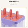 Popsicle/Sorbet Mold Food Grade Household Popsicle Making Ice Box Abrasive Tools With Lid Homemade Ice Cream Artifact