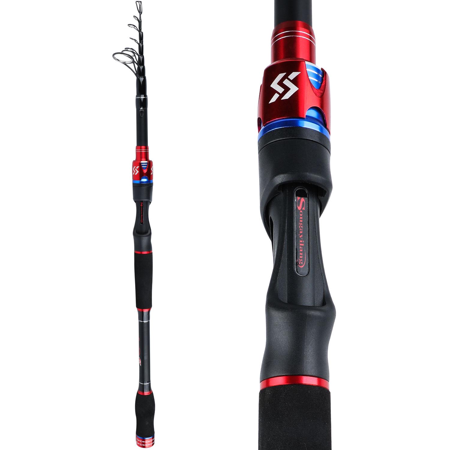 

Удочка для удочки, спиннинговая удочка, литейная удочка, 1,8-2,4 м, рыболовные снасти из углеродного волокна Spinning Rod 1.8M