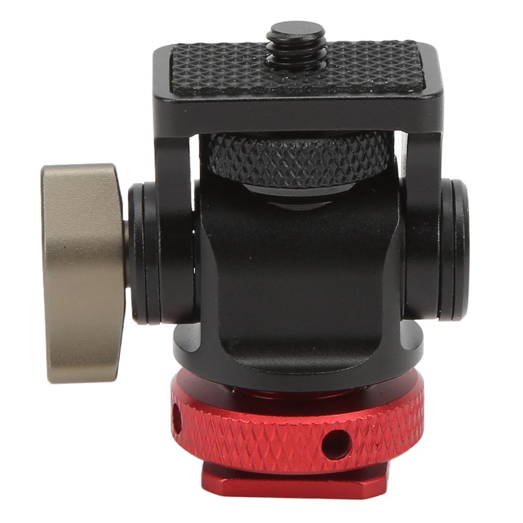 Mini Tripod Ball Head Cold Shoe Adapter for Mounting Camera Monitor Flash LED Fill Light