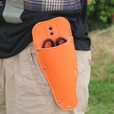 Gardening Shears Holster Garden Pruner Sheath Faux Leather Protective Cover Belt-Compatible Scabbard for Pruner Plier Shears