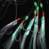 5 Pcs New Soft Fishing Lure Rigs Bait Jigs Lure Soft Lure Worn String Crystal Barbed Hook Fishing Lures