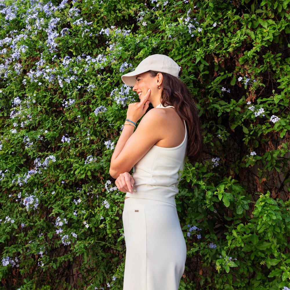 (Women's) Pig & Hen Maya Lou Bracelet - Light Blue X Gold