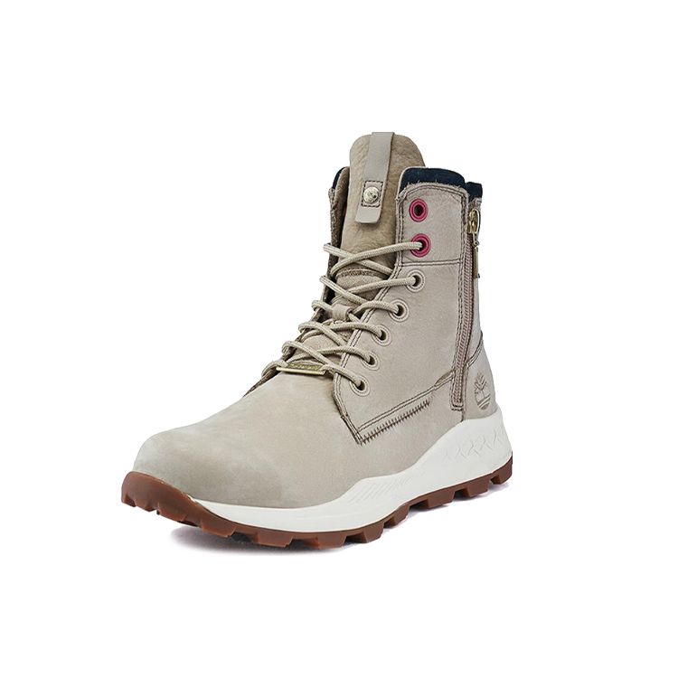 Timberland Brooklyn Series Comfortable Versatile Mid-Calf Outdoor Boots Men boots Light-Gray A41AM