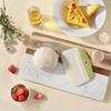 2PCS with Measuring Scale Dough Pastry Cutter Multipurpose Food Scrapers Dough Cutting Knives  Cake