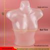 Transparent Mannequin Display Stand for Lingerie and Underwear