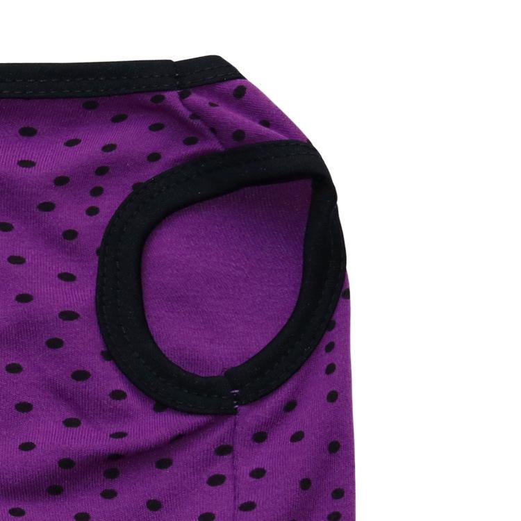 Pet Vest: Candy Color Polka Dot Terry Cloth for Small Dogs and Cats - Spring/Summer Wear