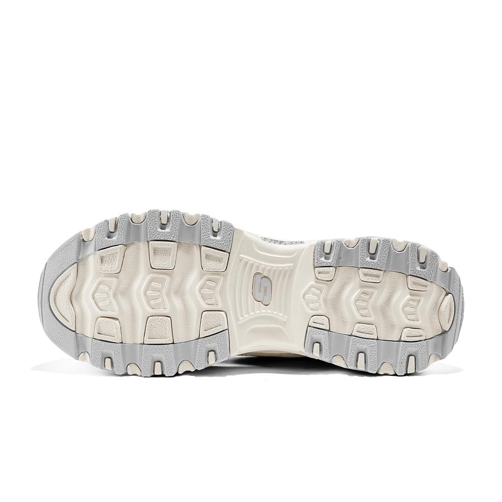 Skechers DLites 1.0 - Smooth Nostalgia Comfortable Soft Low-Top Casual Shoes Women Sneakers Beige 150537-NTGY