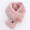 Electric Winter Warmer Heated Scarf Faux Rabbit Fur USB Rechargeable Temperature Control Heating Neck Wrap Shawl Scarf for Women