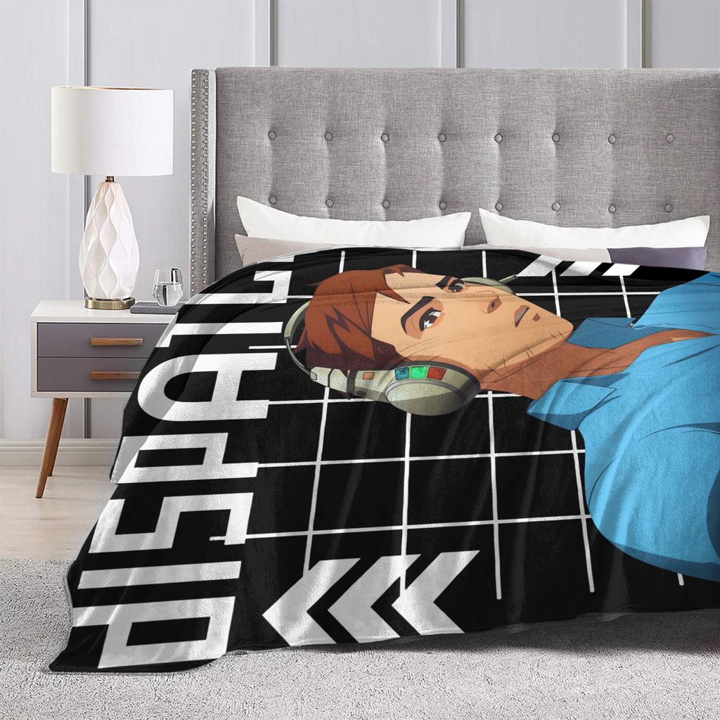 Dispatch Game Character Plush Blanket Kids  Flannel Throw Blanket For Couch Chair Super Soft Customized Quality Bedspread Gift