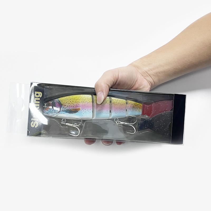 23cm 105g Floating lure Wobblers 4 sections Swimming Fishing lure Jointed Fishing Lure Predators Bait