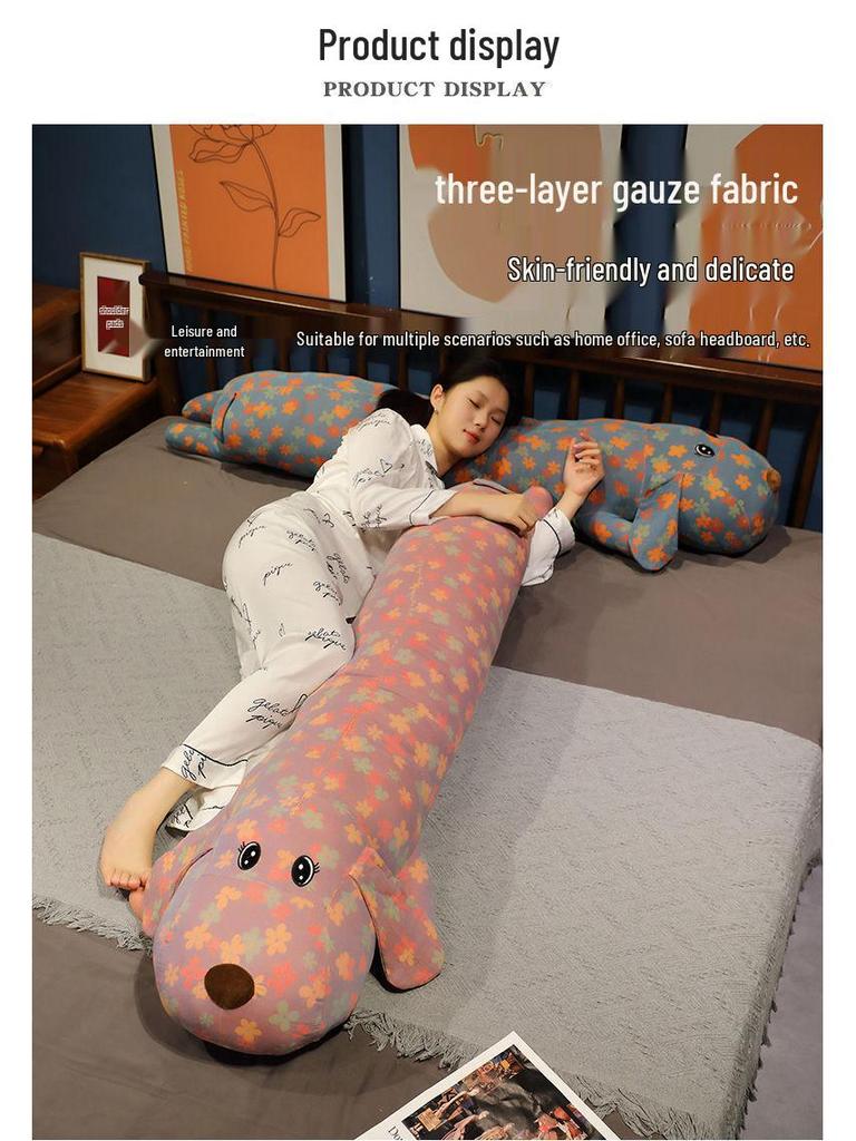 Removable & Washable Three-Layer Cartoon Animal Hugging Pillow for Girls