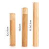 1Pcs Natural Bamboo Bamboo Tea Canister With Lid Round Design Tea Storage Box Primary Color Spice Container Jar