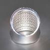 Xiaomi Huitan Gorgeous Women Wide Ring Fashion Party Full Sparkling Cubic Zirconia Luxury Accessories Silver Color Fancy Lady Jewelry