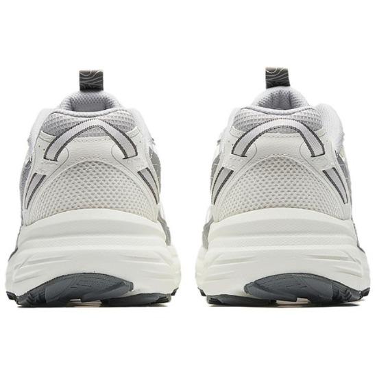 Anta Comfortable Versatile Sports Wear Resistant Lightweight Low Top Casual Running Shoes Men Sneaker White Gray Silver 912535596-1