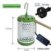 Parrot & Reptile Heat Lamp with Bite-Proof, Anti-Scald Mesh Cover