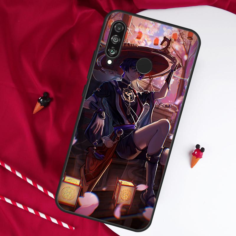 

Scaramouche Genshin Impact For Huawei Nova 12s 11i 12i 10 9 SE 5T Y91 Y90 Y60 Y70 Y72 Y61 P20 P40 P30 Lite P60 Pro Case Huawei Nova 3i