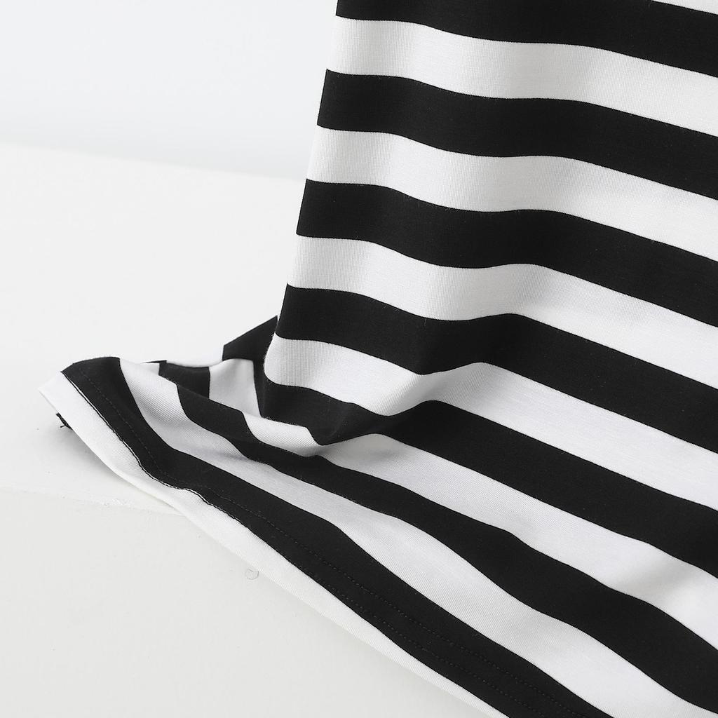 Striped Sleeveless Women's U-Neck Tank Top - Wide Shoulder Modal Camisole 2026 Summer Edition