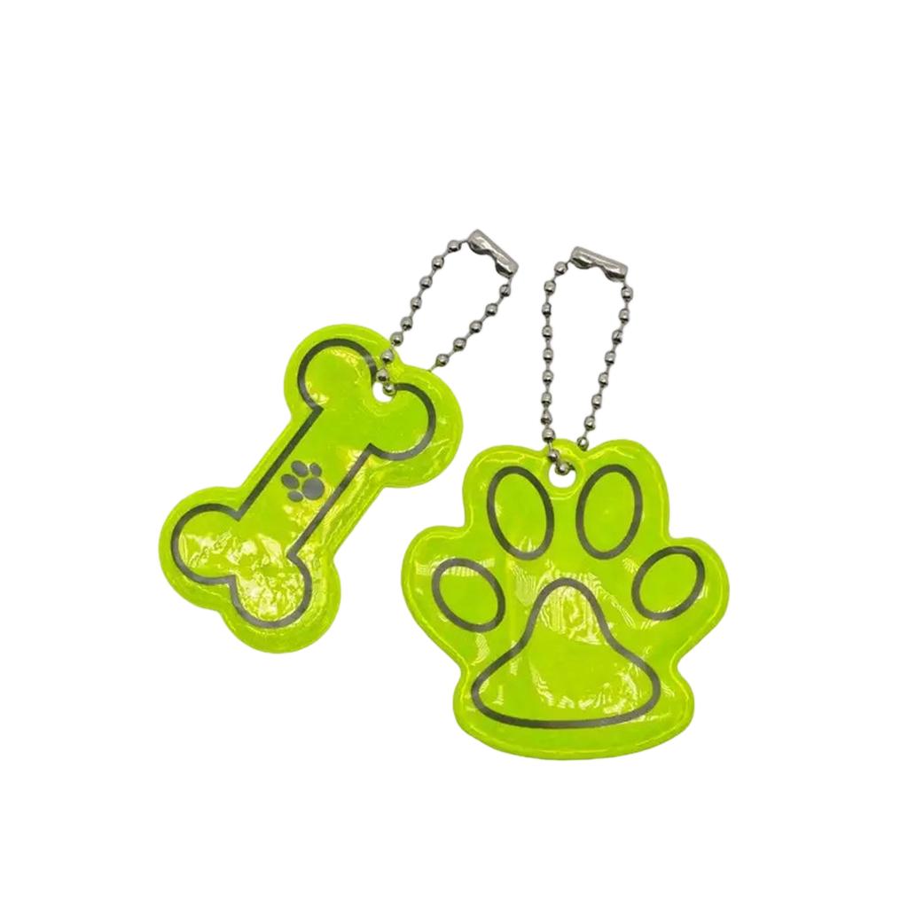 Double,sided Reflective Pet Collar/tag For Nighttime Visibility.