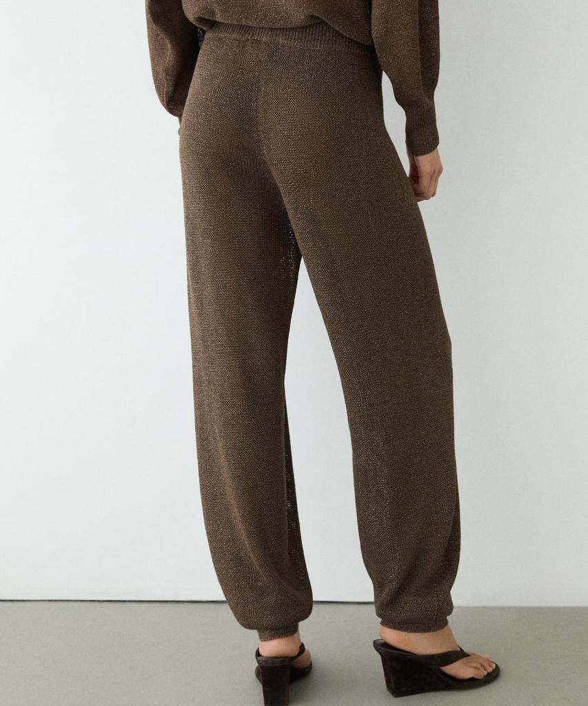 Masimodutti Balloon Fit Knit Pants Total Look