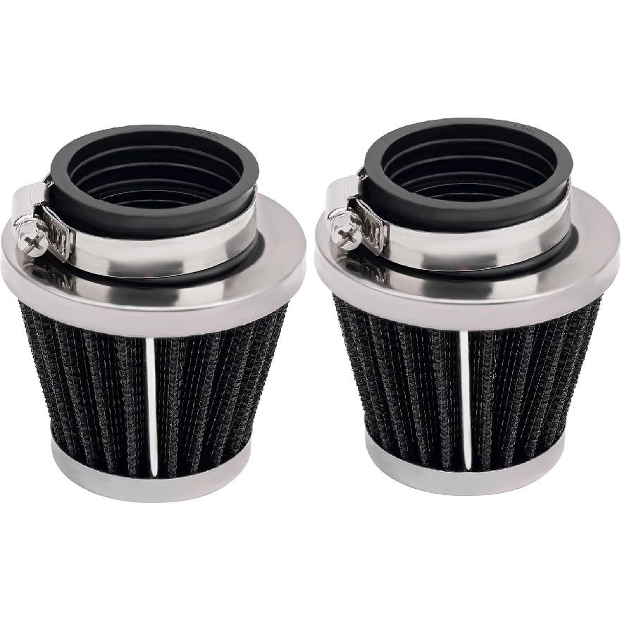 Road Passion 42mm Air Filter Replacement for Kawasaki Suzuki Yamaha PZ24 PZ30 Carburetor Moped Roketa Taotao GY6 125CC 150CC 200CC 250CC Dirt Bike