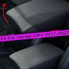 Best Center Armpad Lid Armrest Cover Carbon Fiber For Honda CRV 2017- Black