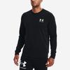 Under Armour Solid Logo Print Crewneck Pullover Sweatshirt Men Sweatshirt Black 1370404-001