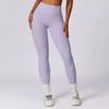 Tuta da Yoga Autunno/Inverno Delicata sulla Pelle: Set Canotta Controllo Pancia ad Alta Elasticità e Abbigliamento Fitness