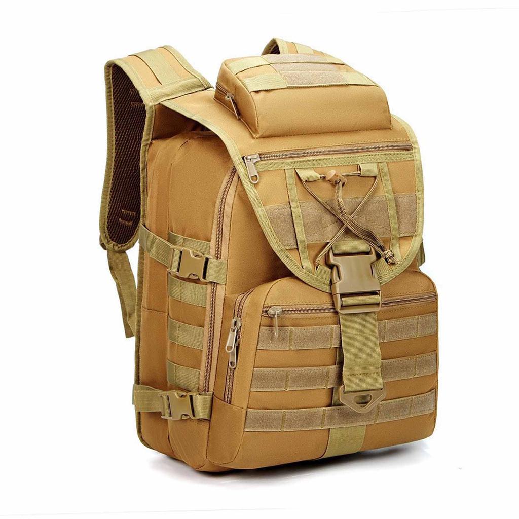 40L Backpack – Men’s X7 Molle System Bag, Outdoor Sports, Camping, Hiking, and Travel Backpack, Military- Rucksack