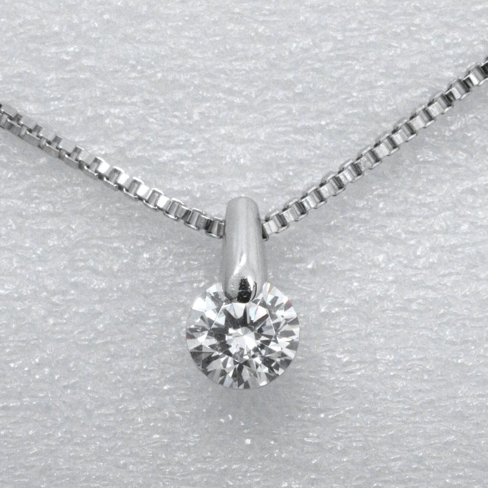 Necklace Pt850Platinum/diamond/Pt900Platinum 3.0g Women Used