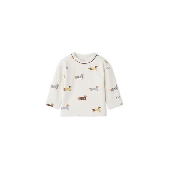 [BABY] Dachshund pattern long T-shirt PBCT255753