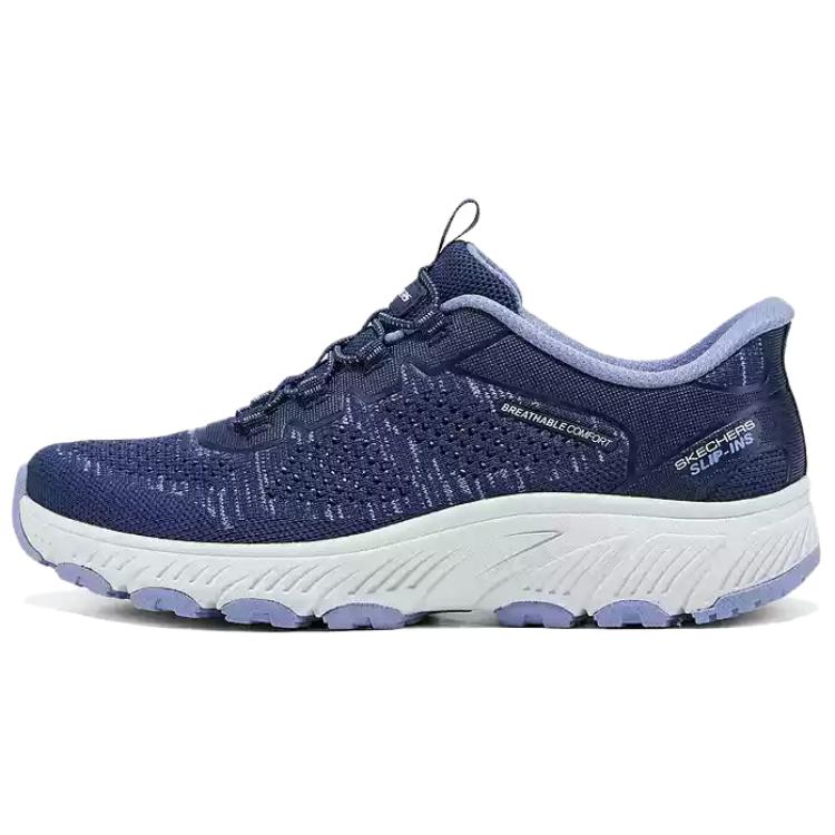 Skechers Outdoor Женские Тканевые Удобные Прочные Дышащие Низкие Повседневные Кроссовки Женская кроссовка Темно-синий 180298-NVY 35