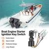 Boat Ignition Key Switch Fittings For Mercury Outboard Motors 3 Pos 87-17009A5 Engine Ignition Key Switch Replacement Boat Parts