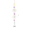 Suncatcher Crystal Wind Chimes Light Catcher Rainbow Prism Maker Chakra Crystal Hanging Pendant Window Home Garden Decoration