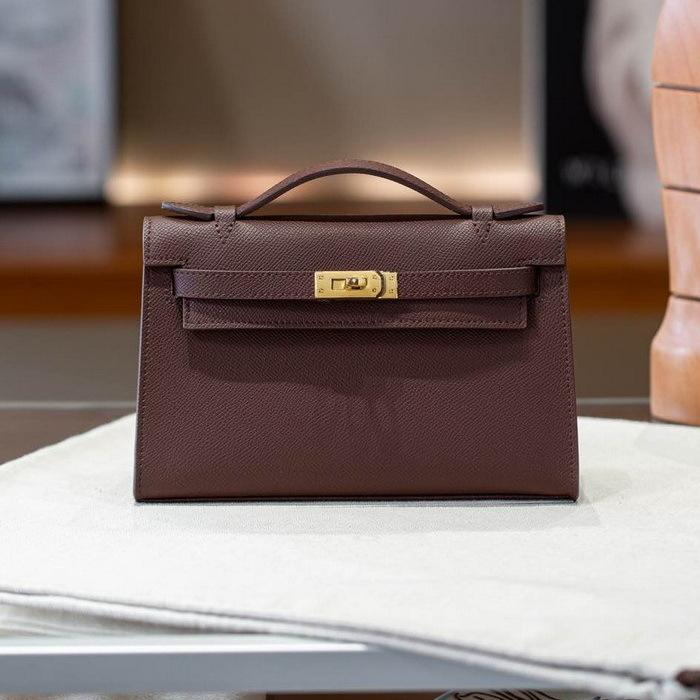 Tasche Damen 2026 Neu Palmenmuster Rindsleder 22cm Mini Generation Kai-Li Mode Tragbar Echtes Leder Damen-Tasche