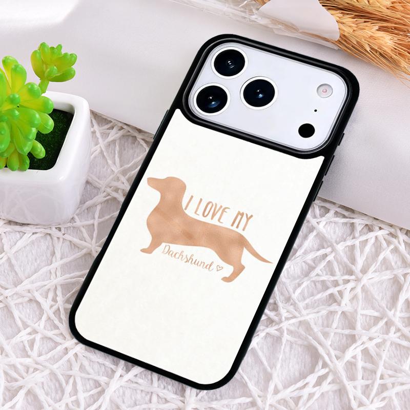 Anatomy Of a Dachshund Print Phone Case for iPhone 17 Air 16 15 11 12 14 13 Pro Max Shockproof Cover