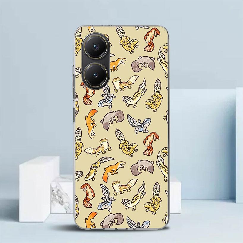 Lizards Geckos Soft Cover for Xiaomi Poco F7 Ultra X7 X6 X5 Pro M7 Phone Case Redmi 15 15C 13 13C 12 12C 10 10C Print Shell Poco