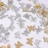 10pcs Random Mix Crystal Butterfly Charms Pendant for Jewelry Making Necklace Earrings Bracelet DIY Handmade Accessories