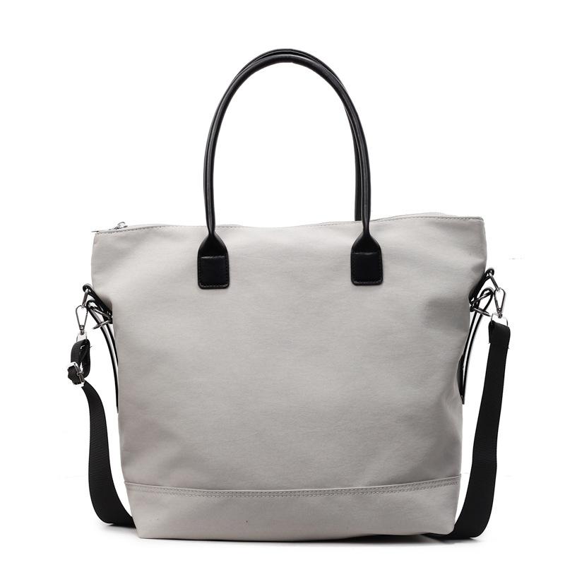 Hot Sale Leisure Sports Wind Large Capacity Shoulder Tote Bag Women's Versatile Solid Color Lightweight Travel Messenger Bag