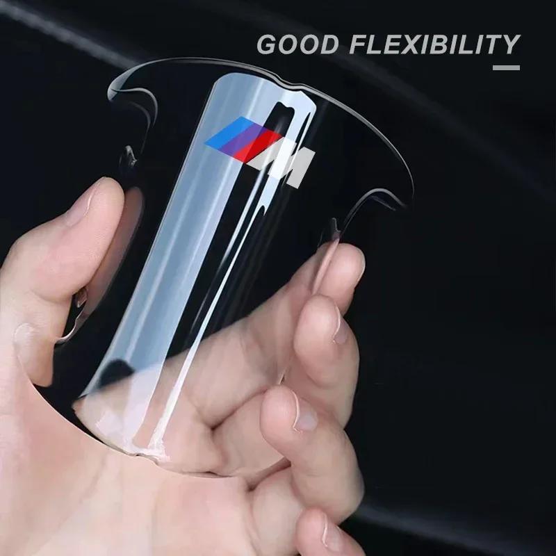 4Pcs Car Door Handle Protector Stickers For BMW M3 M4 F07 F34 F30 F20 F10 E60 E46 E53 G01 G02 G05 F25 F26 F80 F90 Accessories