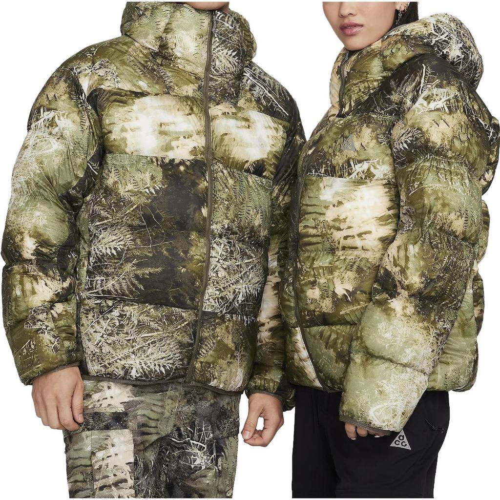 Nike Jackets Unisex Oil Green Hooded Thickened Other (Unisex) Jackets FB8122 386